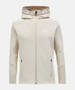 Peak Performance Rider Zip Hood Men sand Fog