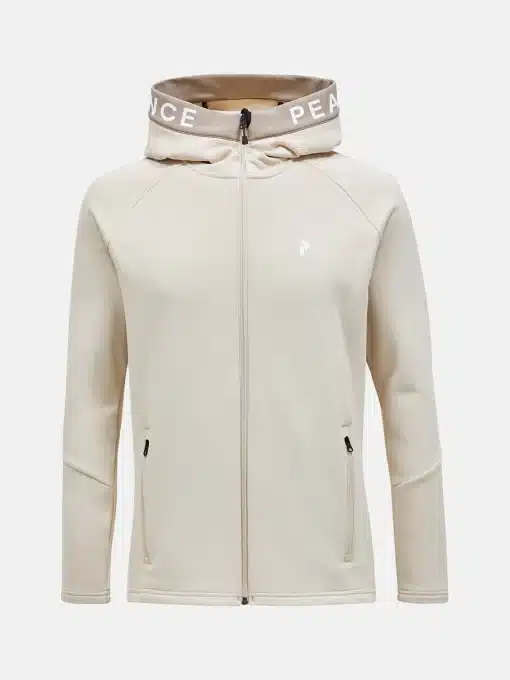 Peak Performance Rider Zip Hood Men sand Fog