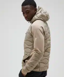 Peak Performance Helium Hybrid Down Hood Jacket Men Avid Beige