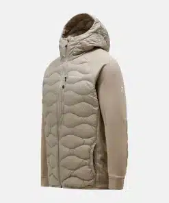 Peak Performance Helium Hybrid Down Hood Jacket Men Avid Beige