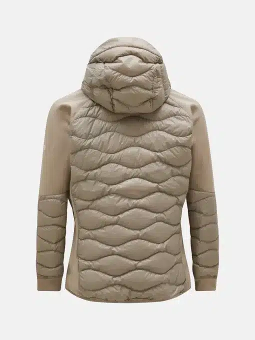 Peak Performance Helium Hybrid Down Hood Jacket Men Avid Beige