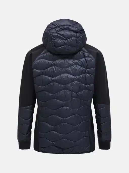 Peak Performance Helium Hybrid Down Hood Jacket Men Black