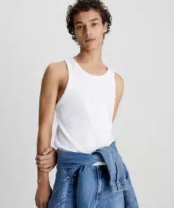 Calvin klein logo tank top deals