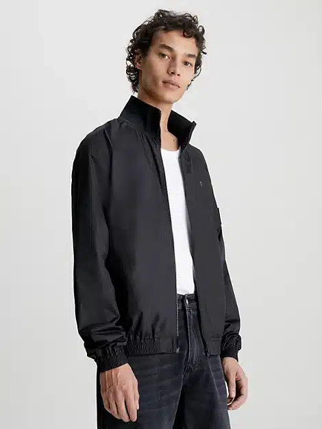 Buy Calvin Klein Unpadded Harrington Jacket Black Scandinavian Fashion Store