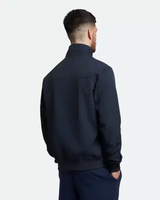 Lyle & Scott Mesh Backed Funnel Neck Jacket Dark Navy