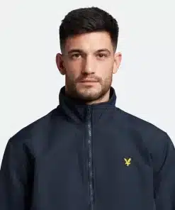 Lyle & Scott Mesh Backed Funnel Neck Jacket Dark Navy