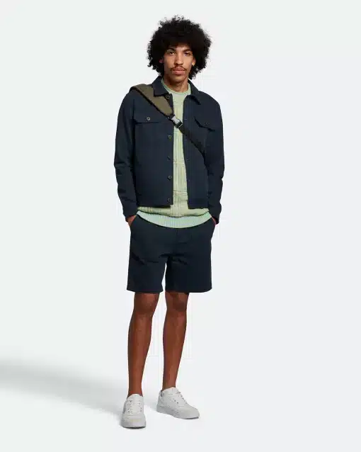 Lyle & Scott Trucker Jacket Dark Navy