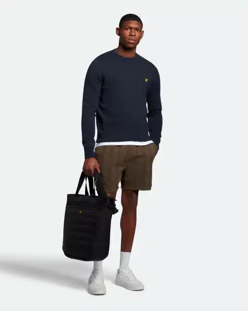 Lyle & Scott Cotton Crew Neck Jumper Dark Navy