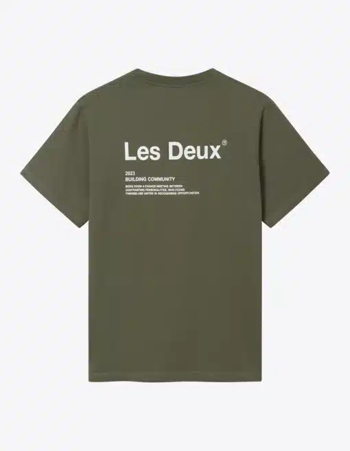 Les Deux Brody T-Shirt Olive Night