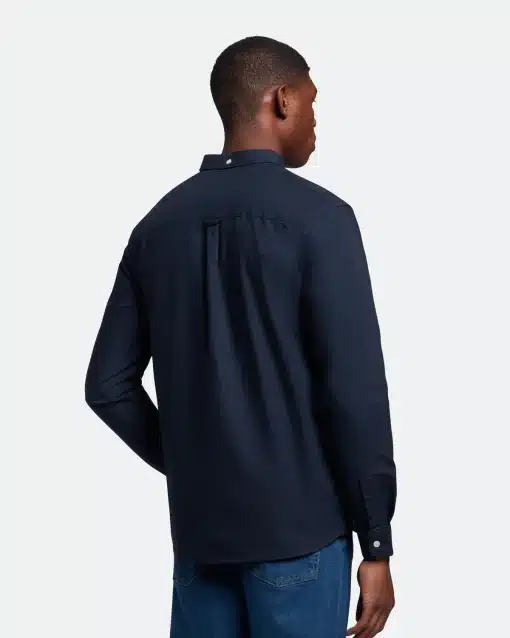 Lyle & Scott Regular Fit Light Weight Oxford Shirt Dark Navy