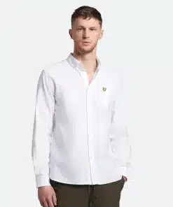 Lyle & Scott Regular Fit Light Weight Oxford Shirt White