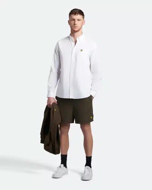 Lyle & Scott Regular Fit Light Weight Oxford Shirt White