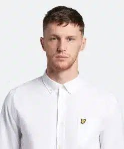 Lyle & Scott Regular Fit Light Weight Oxford Shirt White
