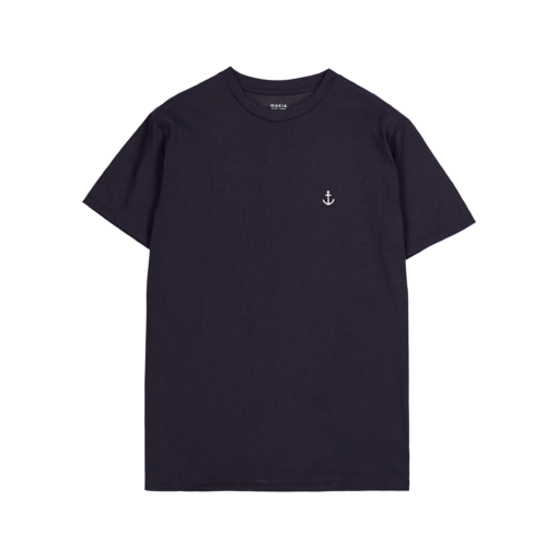 Makia Mooring T-shirt Dark Blue