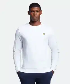 Lyle & Scott Crew Neck Sweatshirt White
