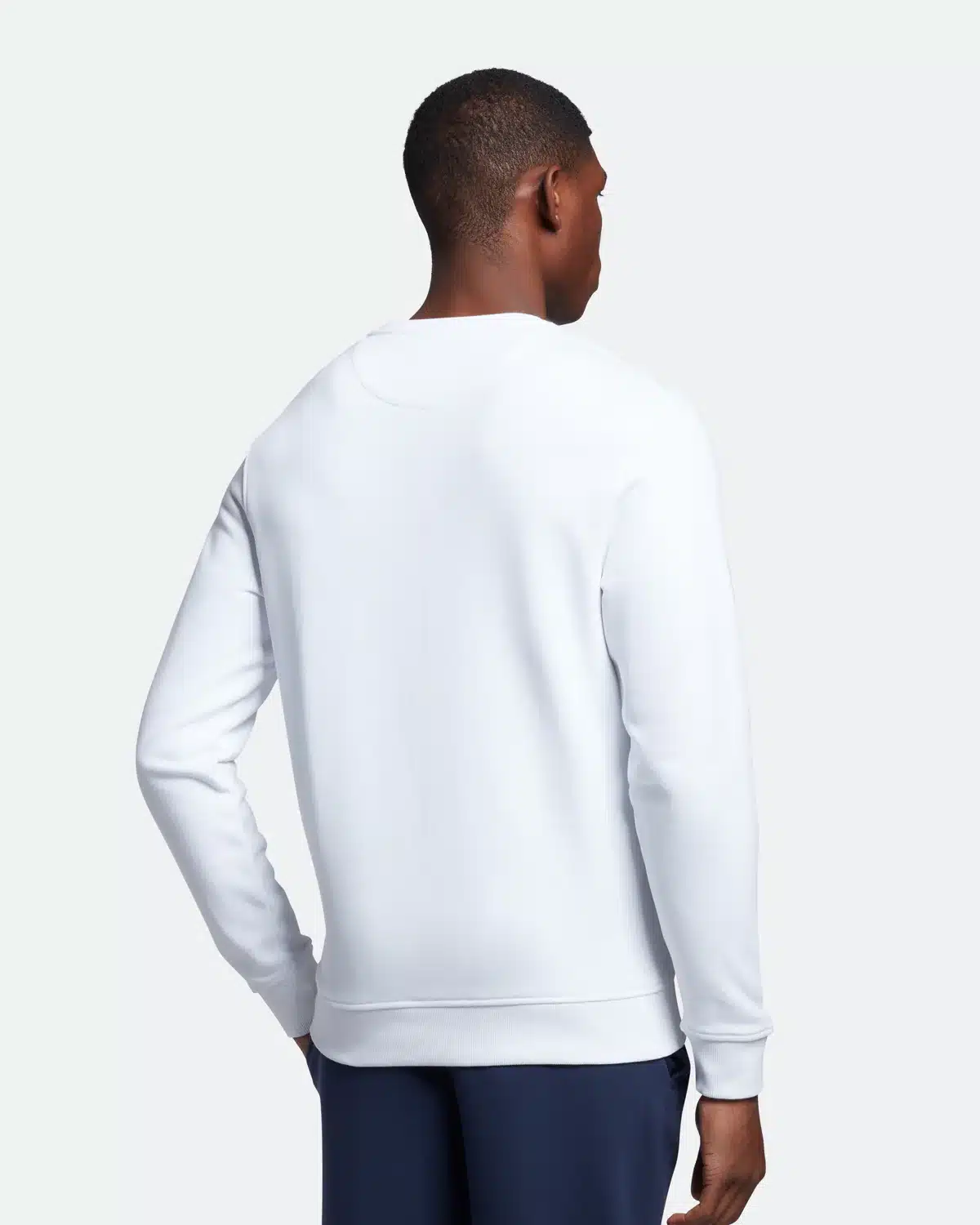 Buy Lyle Scott Crew Neck Sweatshirt White Scandinavian Fashion Store