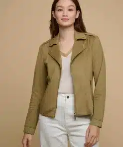 Rino & Pelle Mosha Biker Jacket Olive