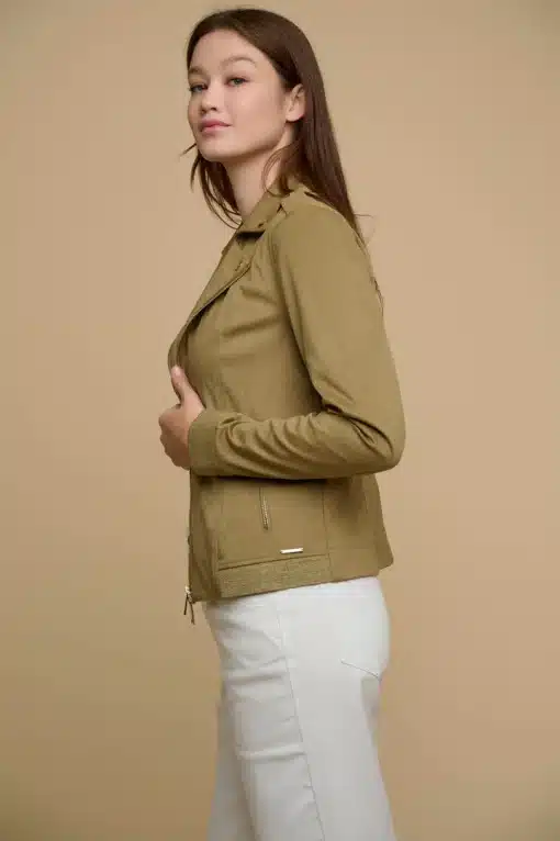 Rino & Pelle Mosha Biker Jacket Olive