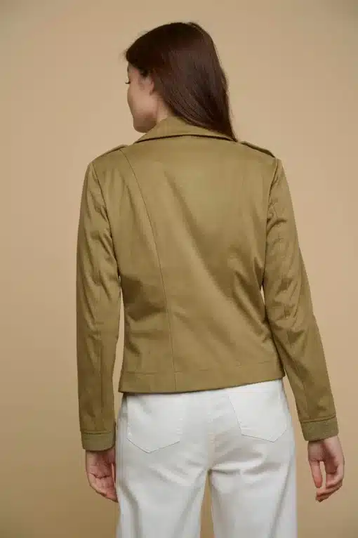 Rino & Pelle Mosha Biker Jacket Olive