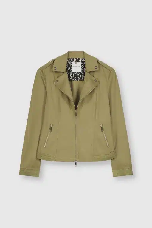 Rino & Pelle Mosha Biker Jacket Olive