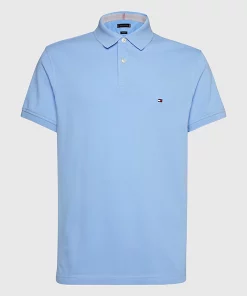 Tommy Hilfiger 1985 Regular Fit Pique Polo Vessel Blue
