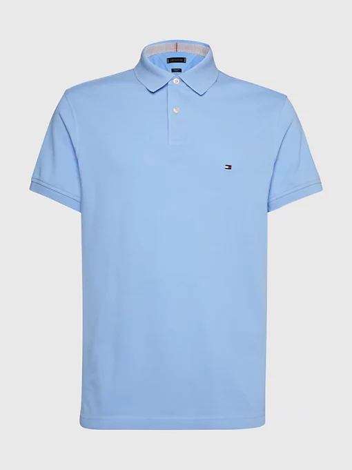 Tommy Hilfiger 1985 Regular Fit Pique Polo Vessel Blue