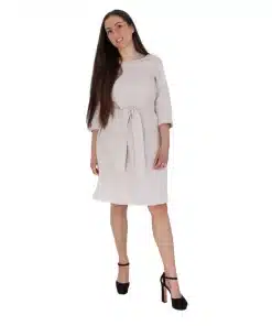 Nakoa Classic Linen Dress Sandshell
