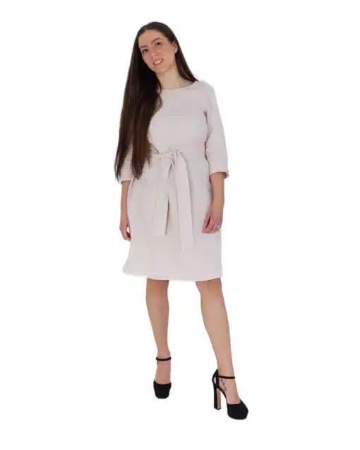 Nakoa Classic Linen Dress Sandshell