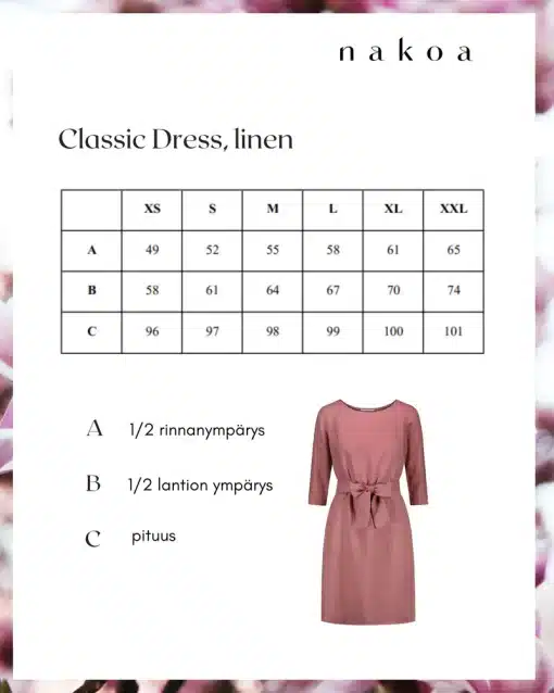 Nakoa Classic Linen Dress Sandshell