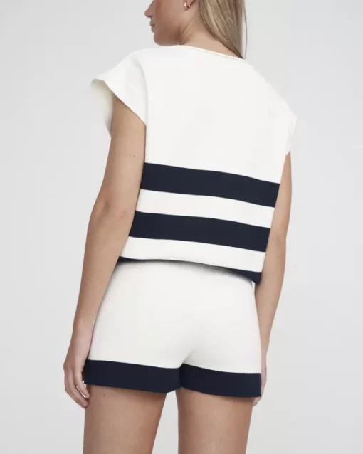 Holebrook Berit Shorts Off White/Navy