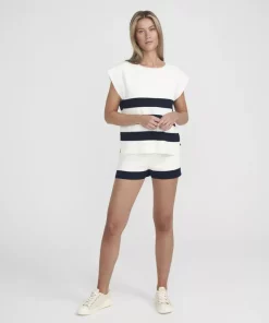 Holebrook Berit Shorts Off White/Navy