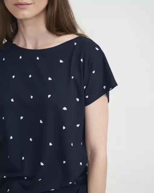 Holebrook Jennie Capsleeve White/Navy