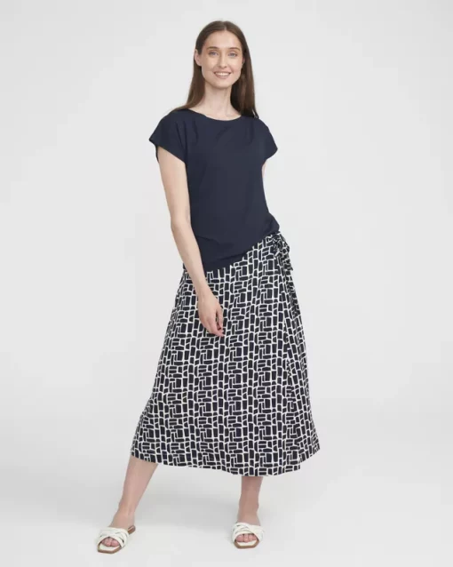 Holebrook Jennie Skirt Sand/Navy