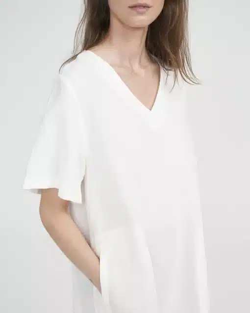 Holebrook Marina Wide Dress White