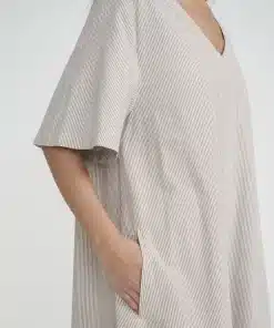 Holebrook Marina Wide Dress Khaki/White
