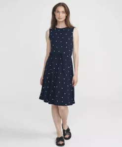 Holebrook Jennie Dress Navy/White