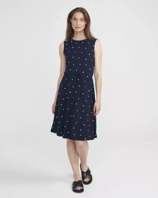 Holebrook Jennie Dress Navy/White