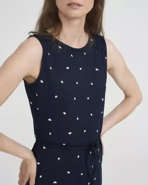 Holebrook Jennie Dress Navy/White
