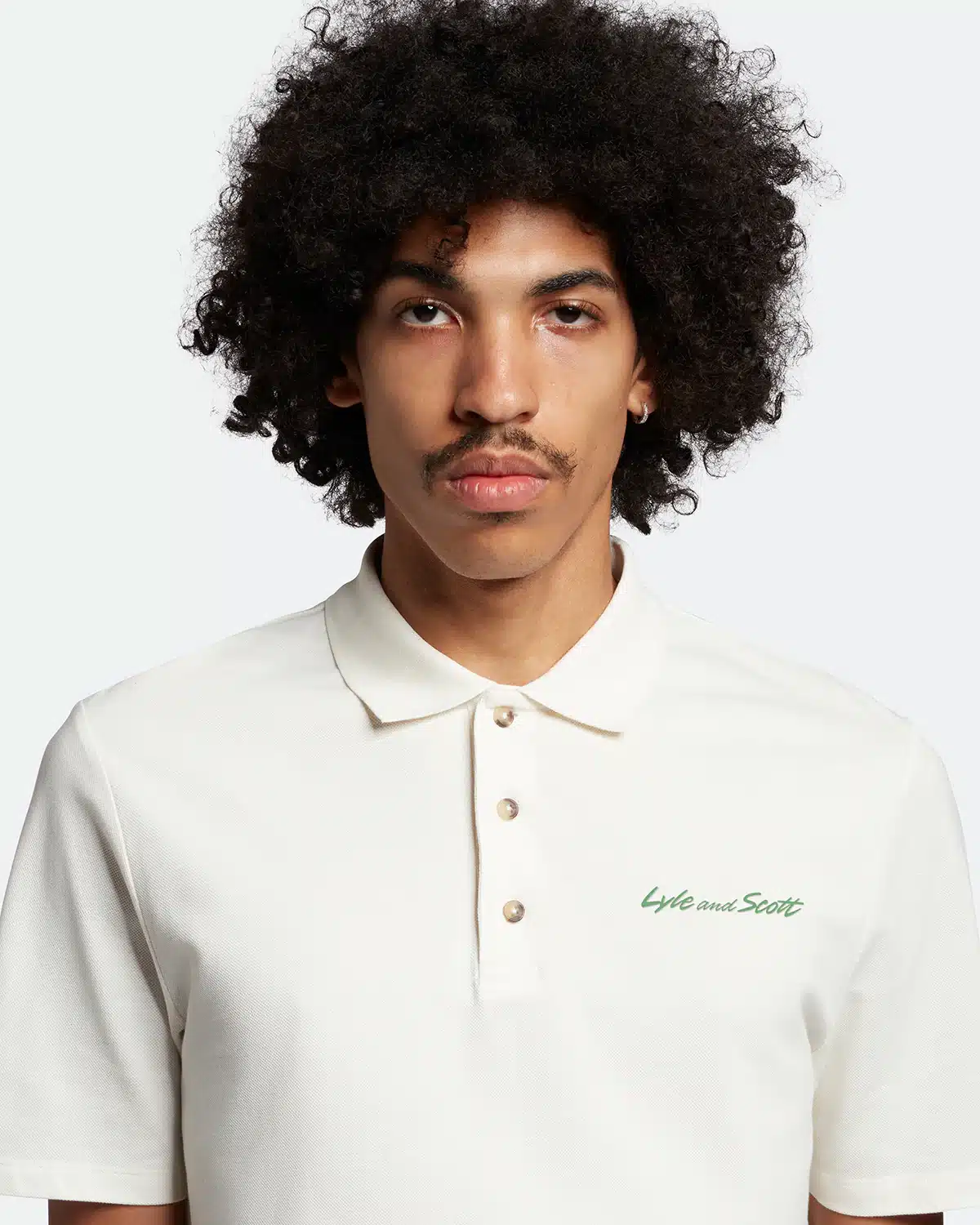 Lyle and scott white polo shirt best sale