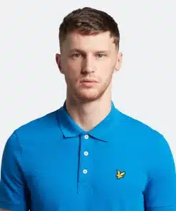 Lyle & Scott Plain Polo Shirt Brigth Blue