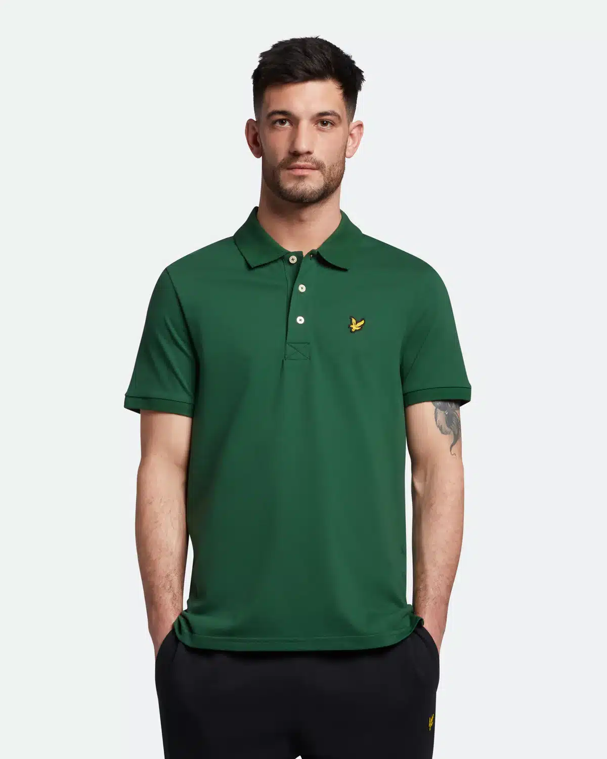 Buy Lyle Scott Plain Polo Shirt English Green Scandinavian Fashion Store