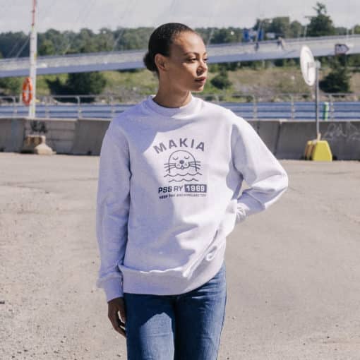 Makia Konnus Sweatshirt Light Grey