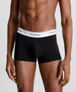 Calvin Klein Modern Cotton 3-Pack Trunks Black
