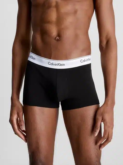 Calvin Klein Modern Cotton 3-Pack Trunks Black
