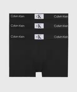 Calvin Klein 3-Pack Trunks Black