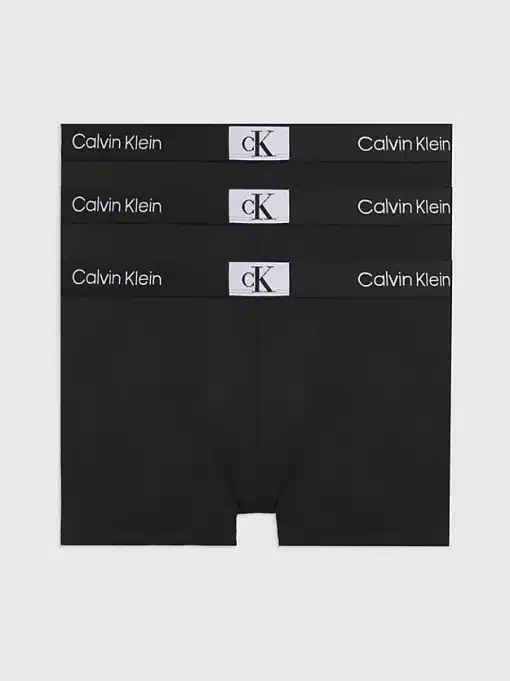 Calvin Klein 3-Pack Trunks Black