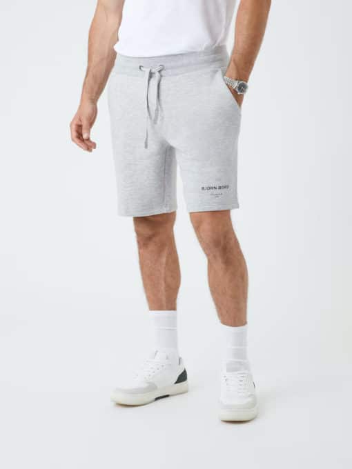 Björn Borg Logo Shorts Light Grey Melange
