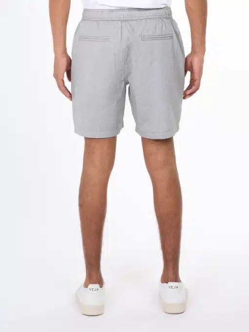 Knowledge Cotton Apparel Loose Woven Shorts Forrest Night
