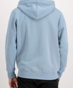 Alpha Industries Basic Zip Hoodie Black Greyblue