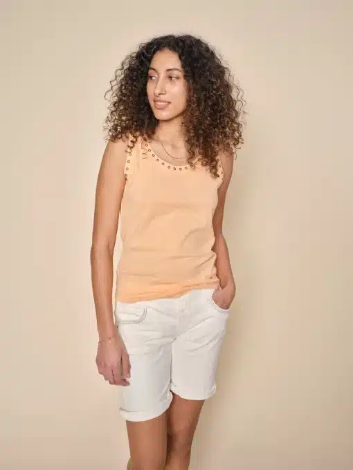 Mos Mosh Naomi Pigment Shorts White